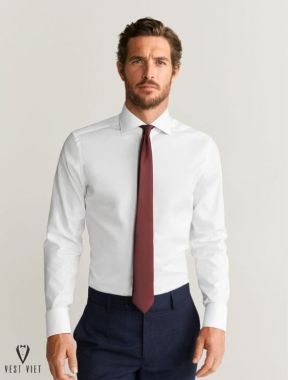 Áo Đồng Phục Sơ Mi Trắng Cổ Cutaway