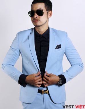 VEST CƯỚI XANH PASTEL VM20