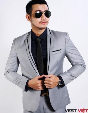 VEST CƯỚI XÁM NHẠT VM49