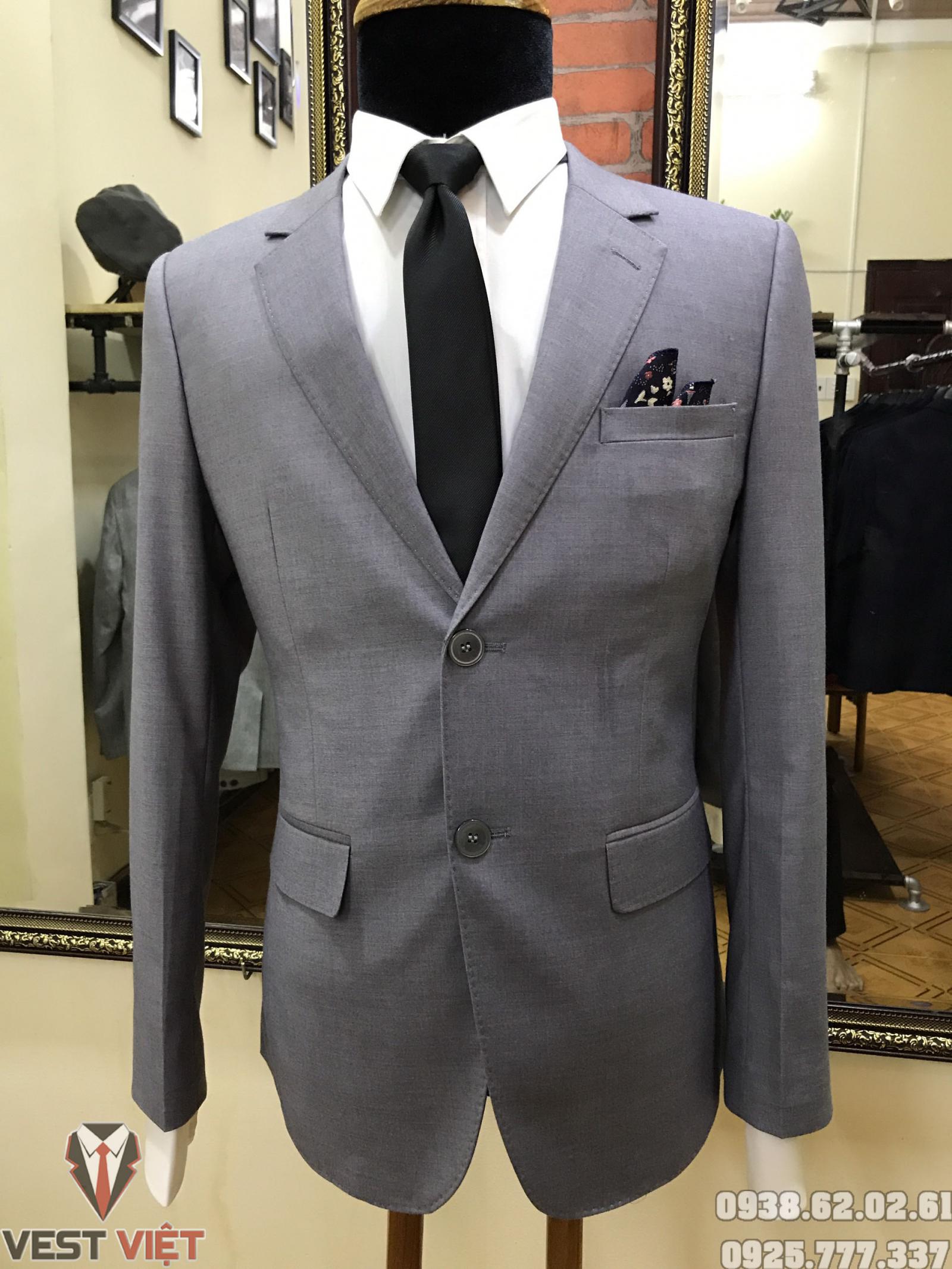 Vest nam công sở - xanh đen V38